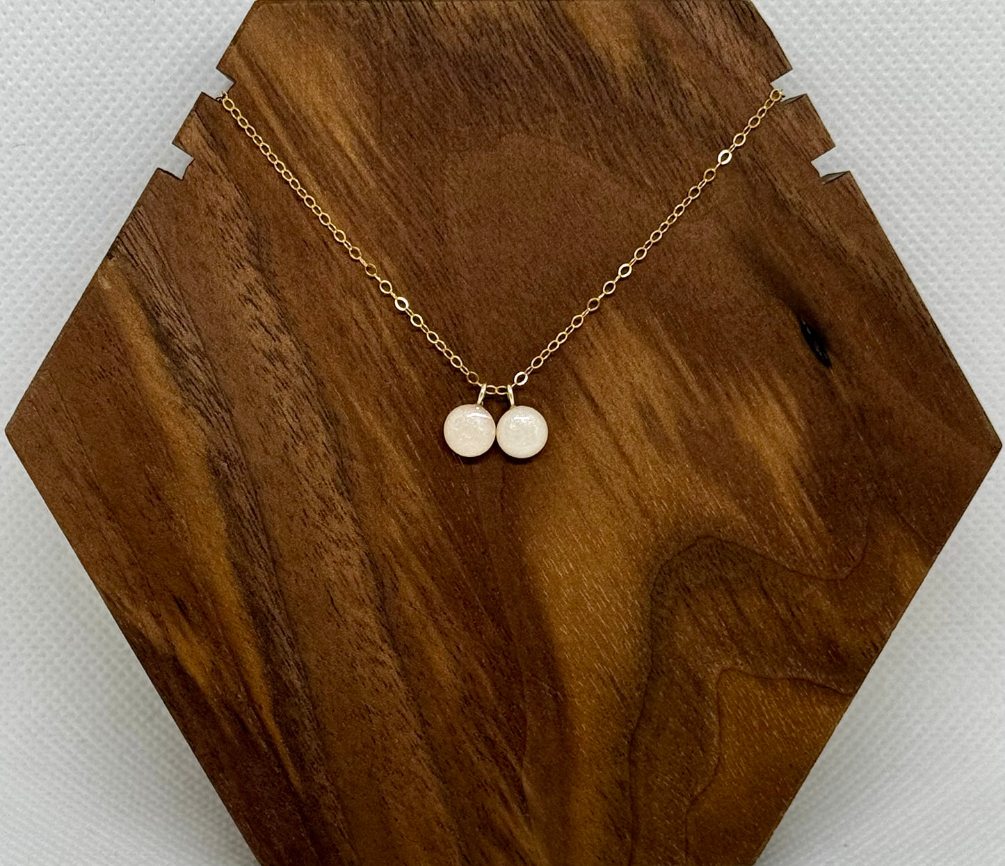 gold filled charm necklace