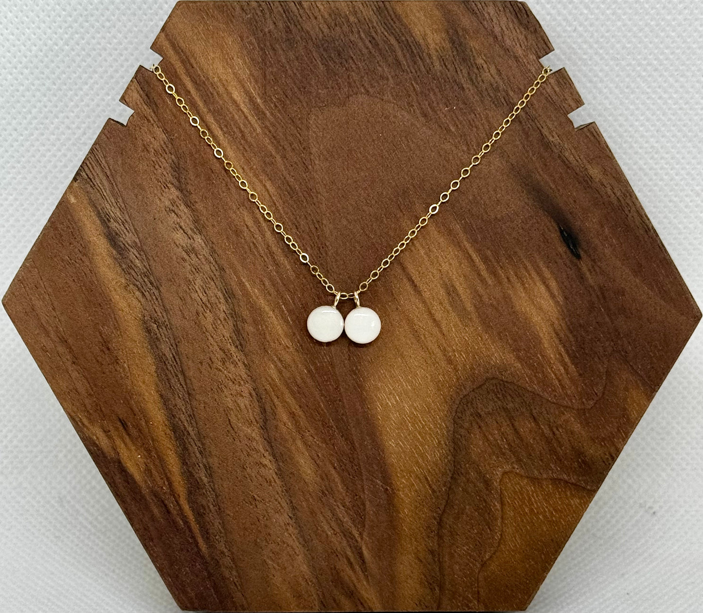 gold filled charm necklace