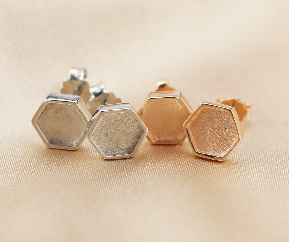 hexagon studs