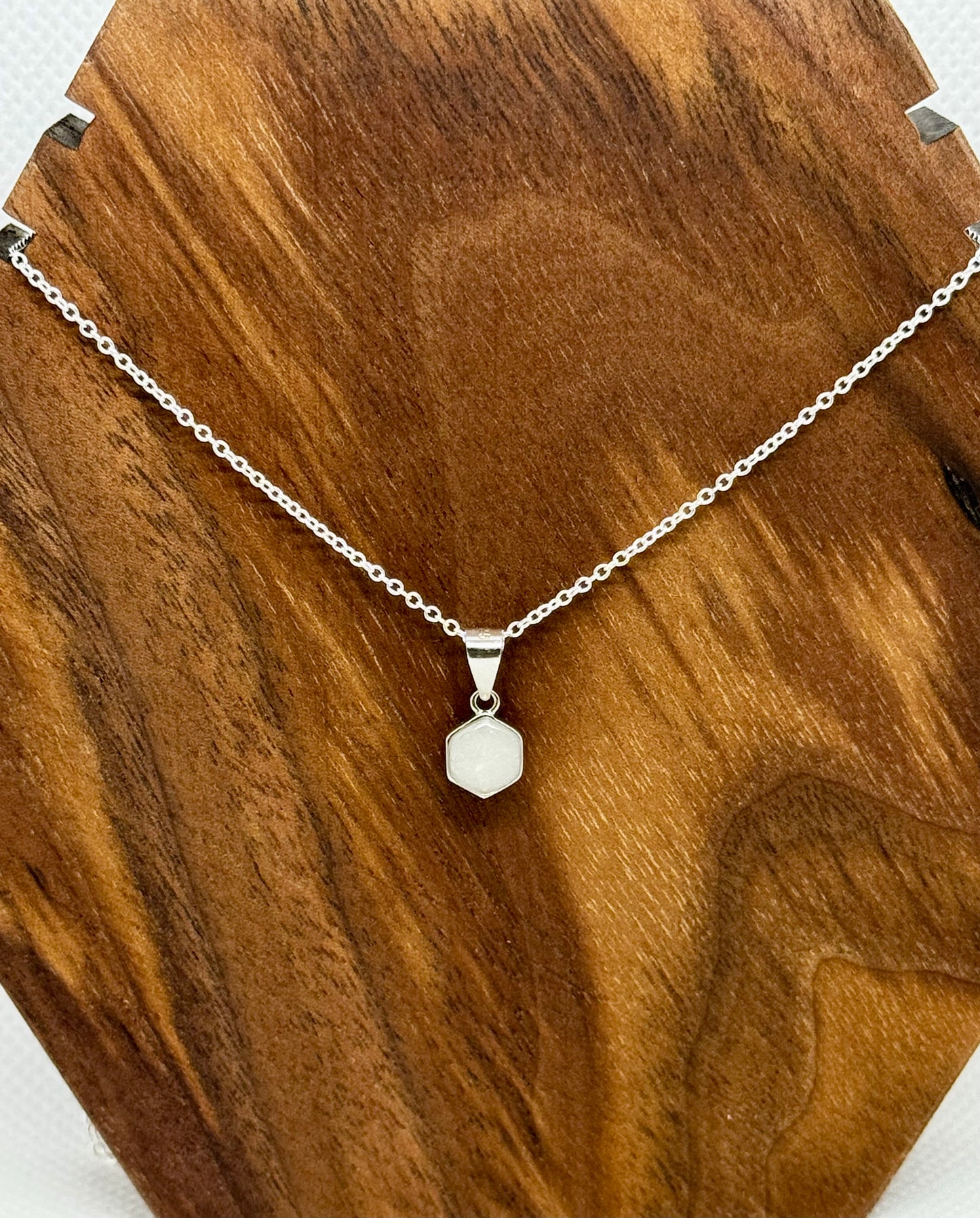 hexagon pendant