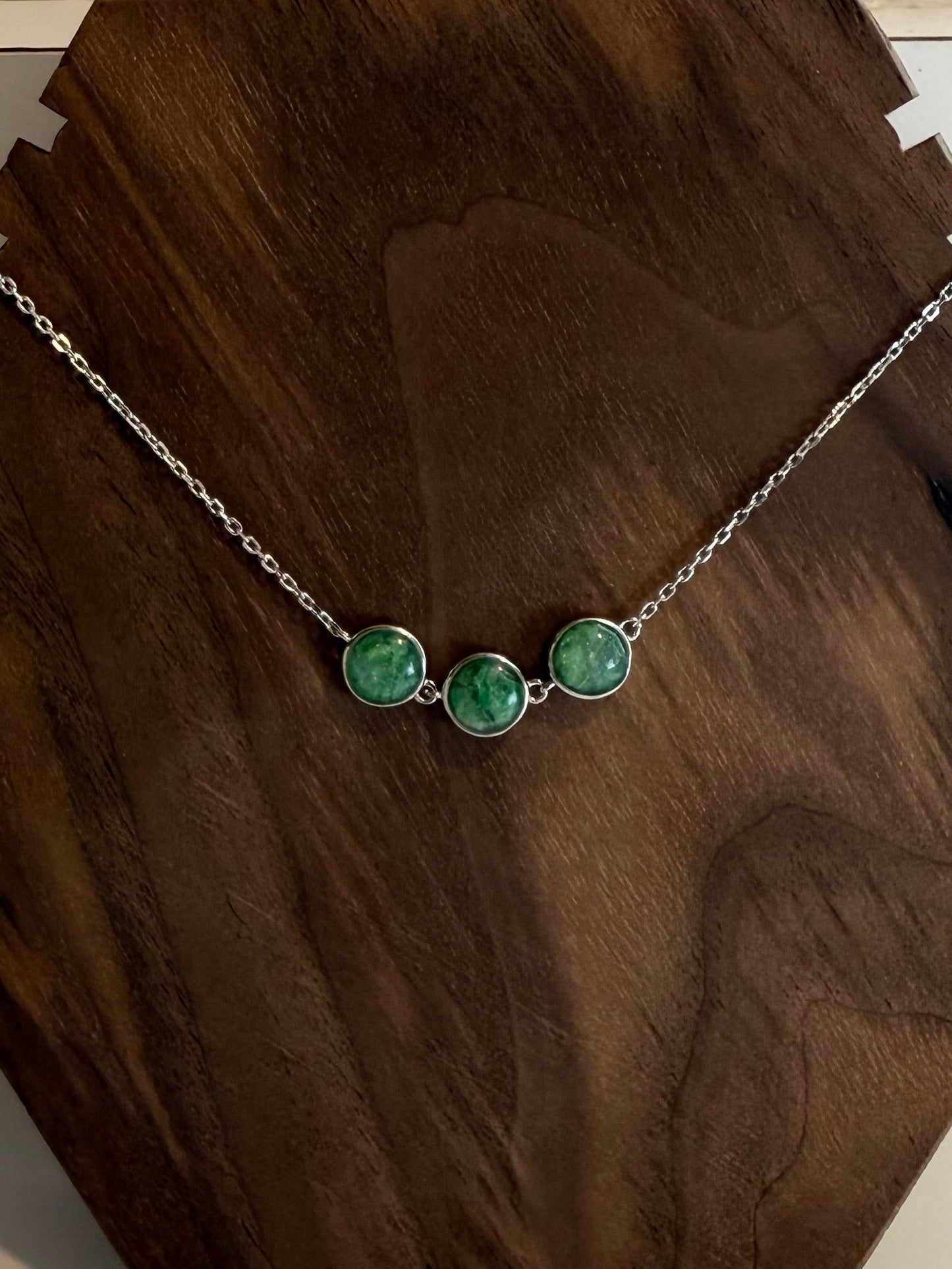 triple circle necklace