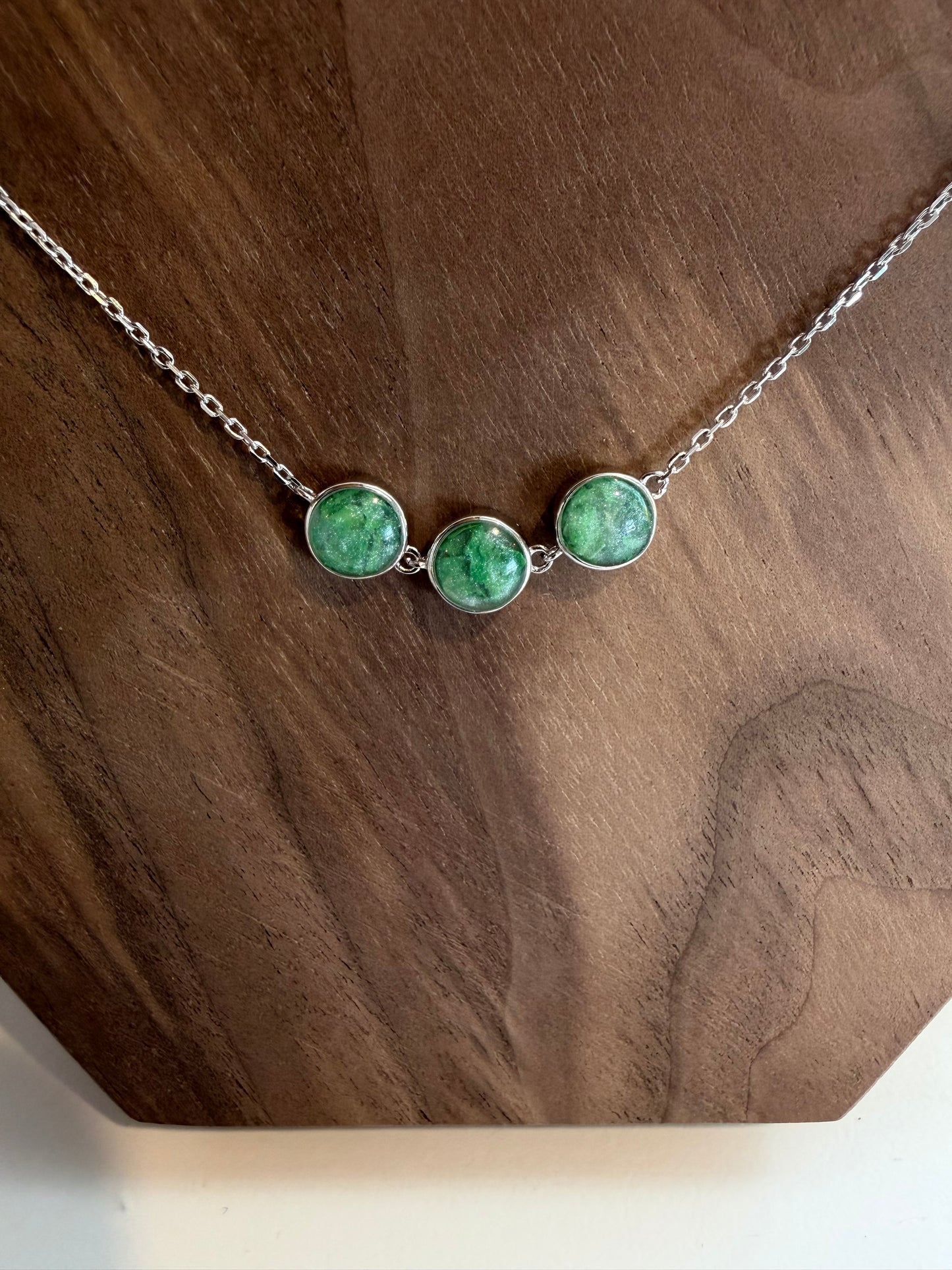 triple circle necklace