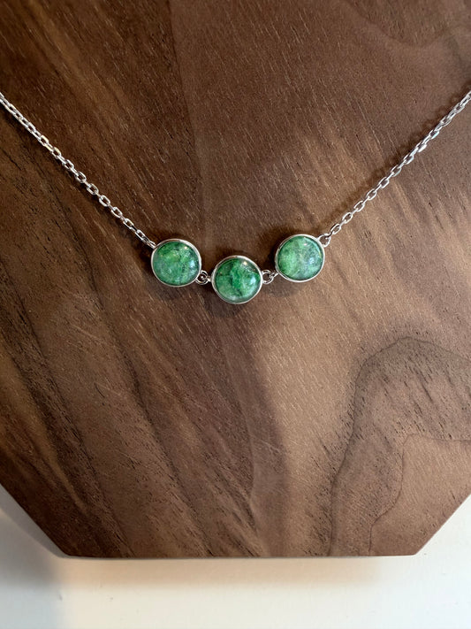 triple circle necklace