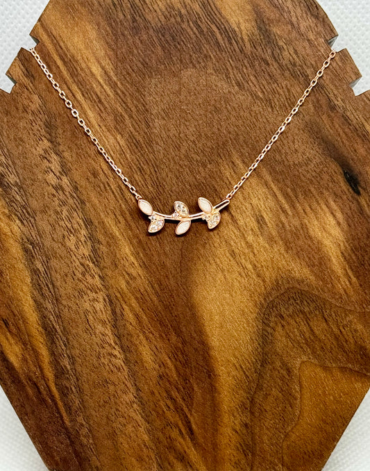 leaf necklace