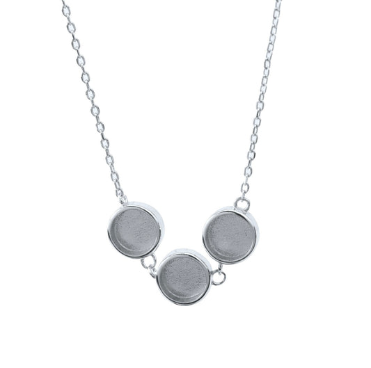 triple circle necklace